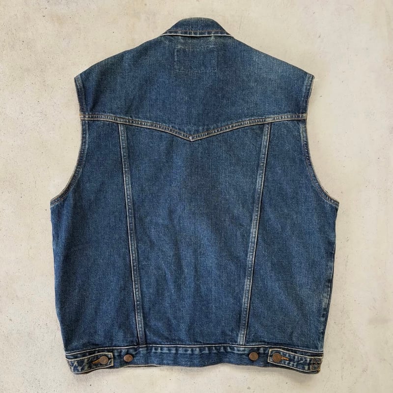 Wrangler ワッペン付きデニムベスト | CUSTOM FEVER