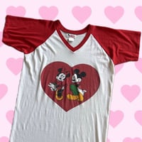 80s Club Mickey ラグラン ナイトガウン