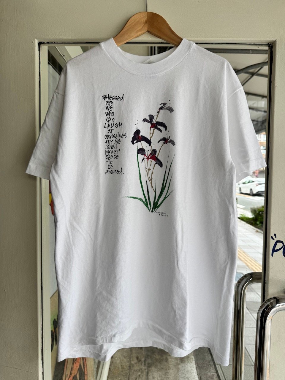 90's USA製フラワープリントTシャツ M | CUSTOM FEVER