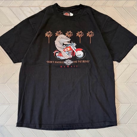 USA製 Harley-Davidson クジラTシャツ