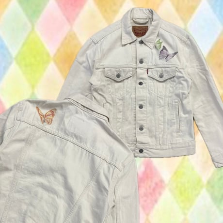 Levi’s ちょうちょデザインデニムジャケット