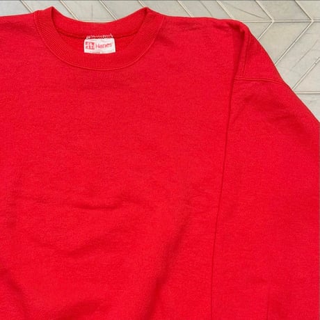 90s Hanes PREMIUM WEIGHT 無地スウェット
