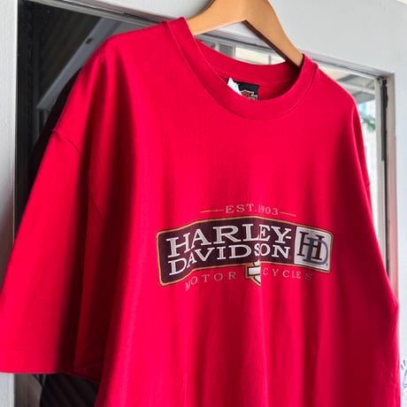 USA製 HARLEY DAVIDSON プリントTシャツ L