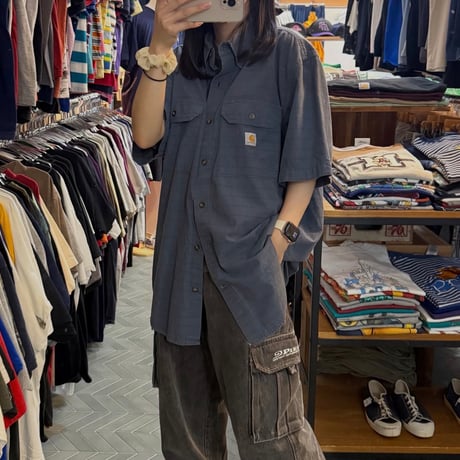 carhartt ボーダーシャツ