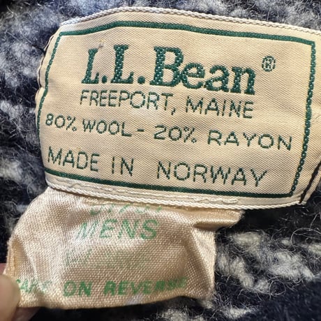 80's L.L.Bean バーズアイニットセーター