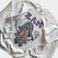 90's USA製エアブラシスウェット L