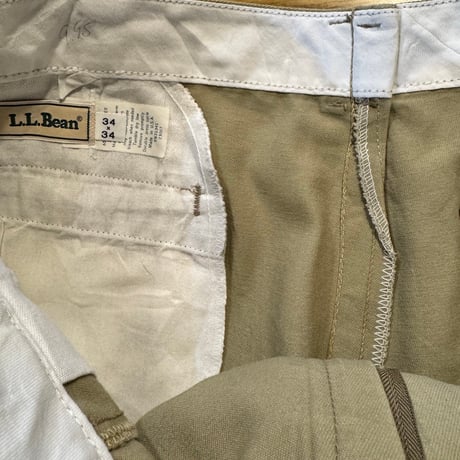 USA製 L.L.bean  2タックパンツ W34