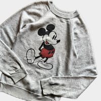 80's USA製 Mickey プリントスウェット S