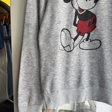 80's USA製 Mickey プリントスウェット S
