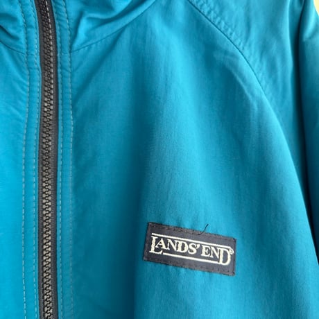 LANDS' END〝SQUALL JACKET〟ターコイズ