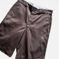 00's Dickies 42283 ワークショーツ ブラウン