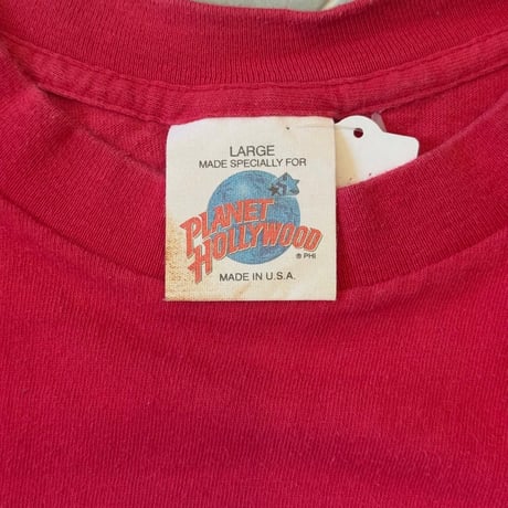90s USA製 Planet Hollywood×Walt Disney World Tシャツ
