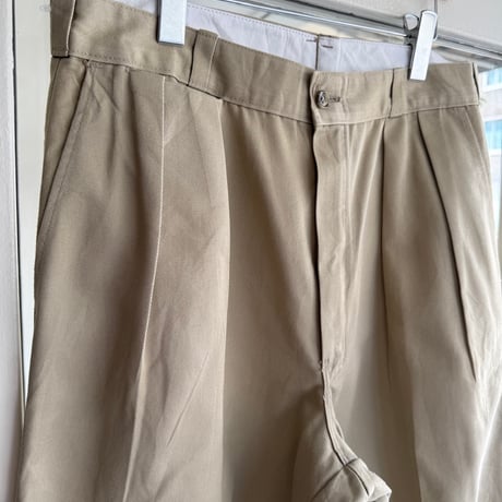 USA製 L.L.bean  2タックパンツ W34
