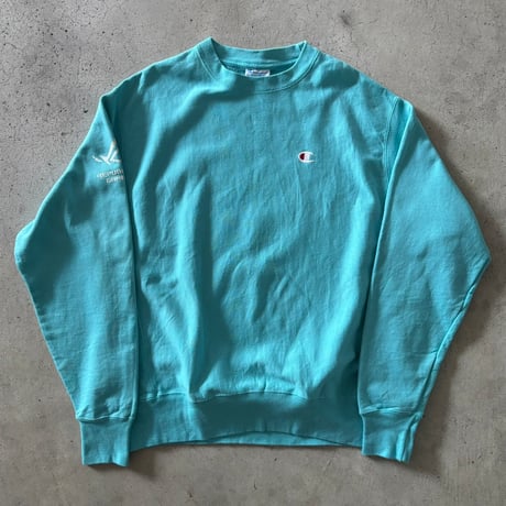 Champion REVERSE WEAVE ラメプリントスウェット