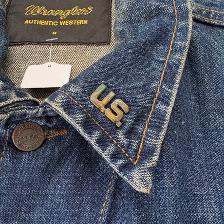 Wrangler ワッペン付きデニムベスト