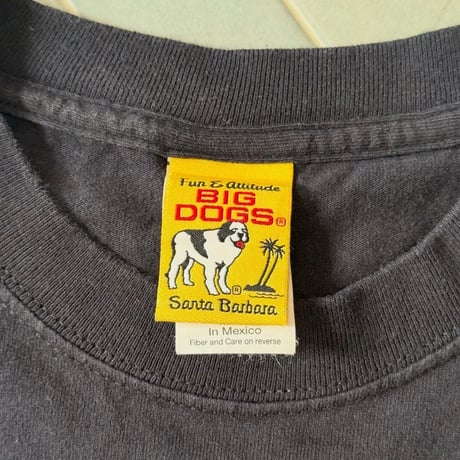 2004年 Big Dogs バックプリントTシャツ