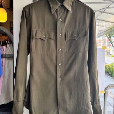 1940's Vintage チンスト付きシャツ