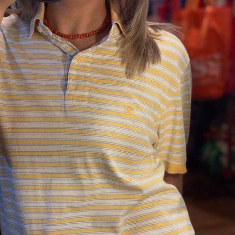 TOMMY HILFIGER ボーダーポロシャツ