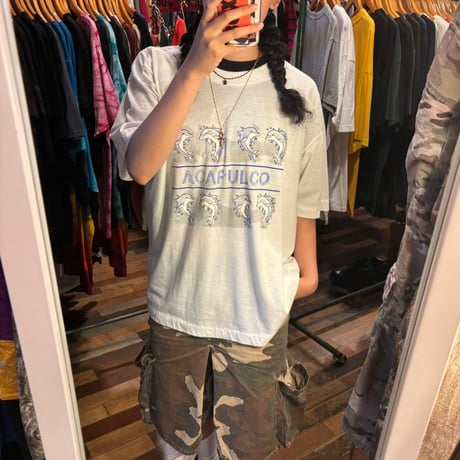イルカグラフィックTシャツ