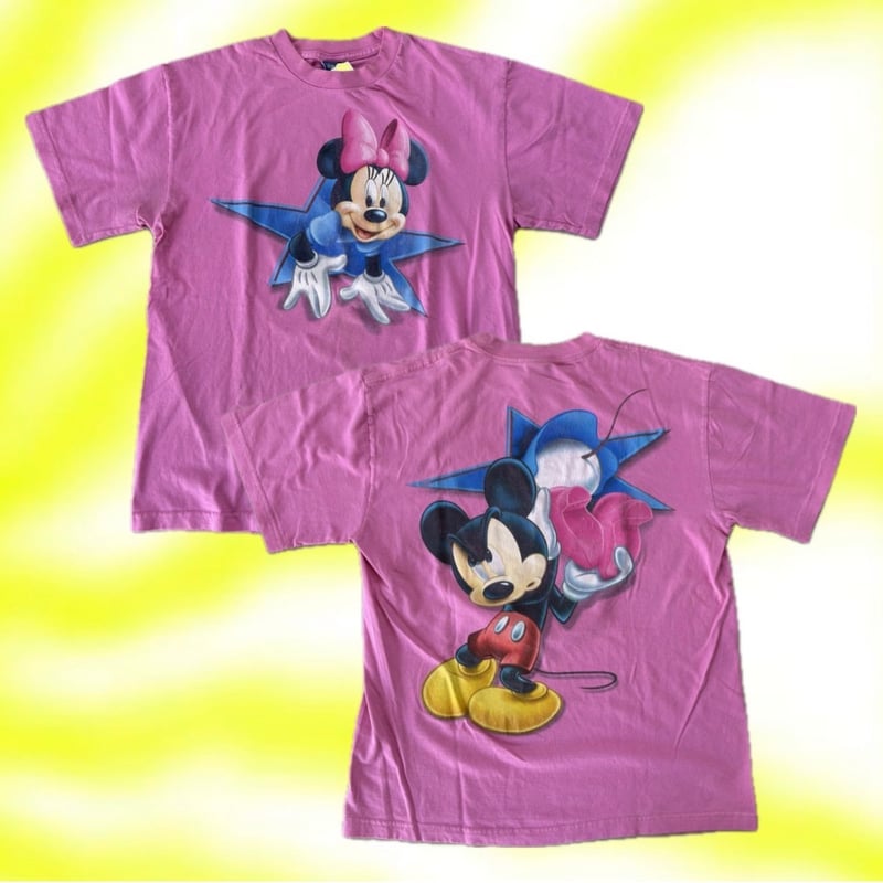 Disney ミニー＆ミッキー 両面プリントTシャツ | CUSTOM FEVER