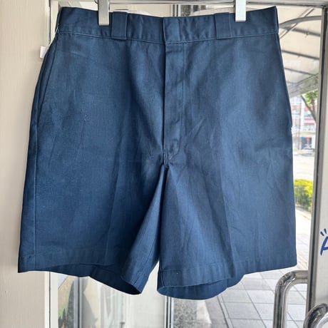 90's USA製 Dickies 42234 ワークショーツ ネイビー W36