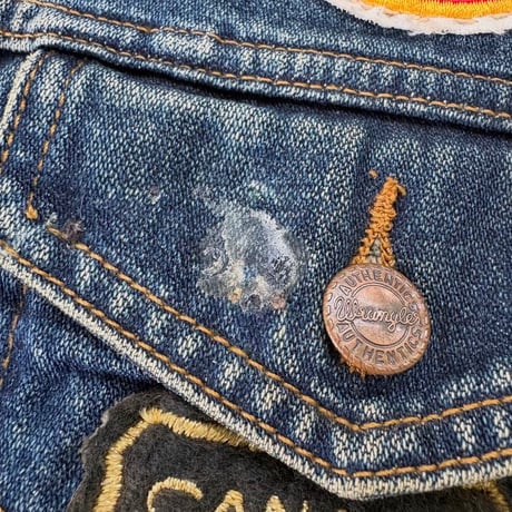 Wrangler ワッペン付きデニムベスト