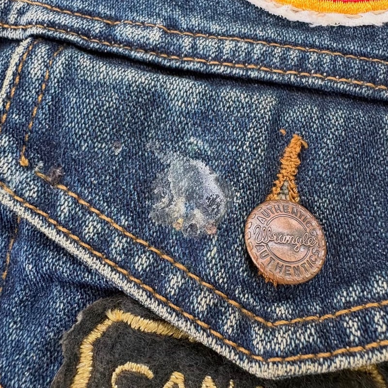 Wrangler ワッペン付きデニムベスト | CUSTOM FEVER