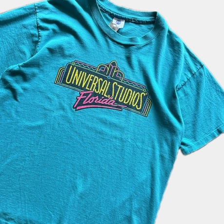 90's UNIVERSAL STUDIOS FLORIDAプリントTシャツ  L