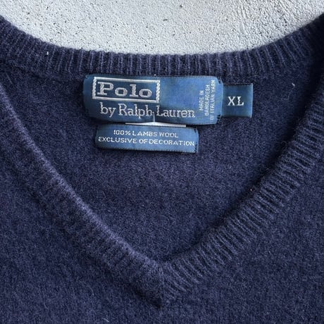 Polo Ralph Lauren ウールＶネックニット
