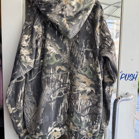 90's Mossy Oak ジップフーディ XL