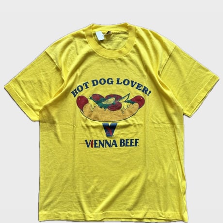 80’s SCREEN STARS “VIENNA BEEF” Tシャツ L