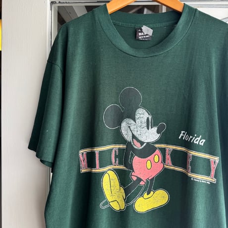 〜90's USA製 MICKEY プリントTシャツ L