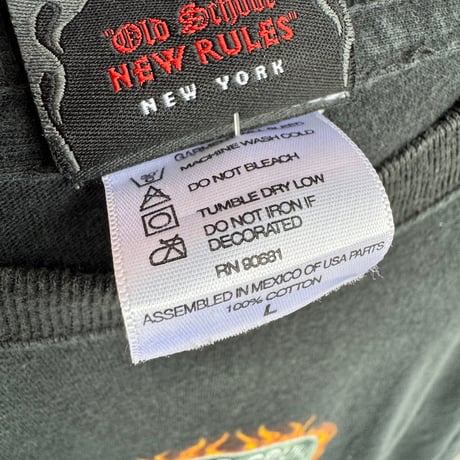 〜00's ORANGE COUNTY CHOPPERS バイカー袖プリントロンT