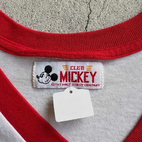 80s Club Mickey ラグラン ナイトガウン