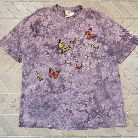 バタフライ タイダイTシャツ
