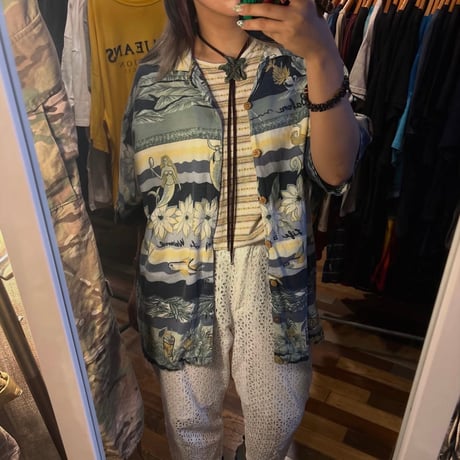 Tommy Bahama 総柄アロハシャツ