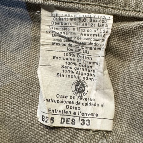 Carhartt ウォッシュドダック ワークショーツ W33