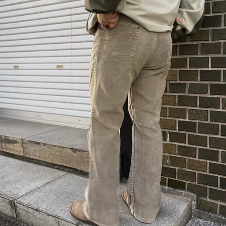 USA製 Wrangler 細畝コーデュロイフレアパンツ(W36)