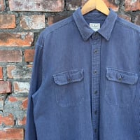 L.L.Bean ストライプシャツ