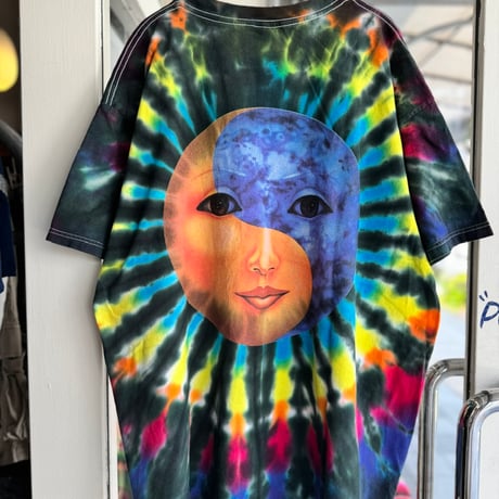 90’s “Sun & Moon” タイダイTシャツ XL