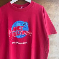 90s USA製 Planet Hollywood×Walt Disney World Tシャツ