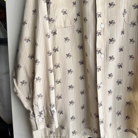 70's〜USA製 BIG DONLIN総柄シャツ