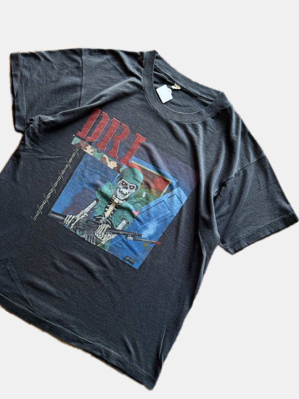 80's “D.R.I.”バンドTシャツ L | CUSTOM FEVER