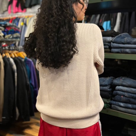 L.L.Bean ワッフルニット
