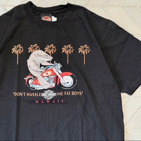 USA製 Harley-Davidson クジラTシャツ