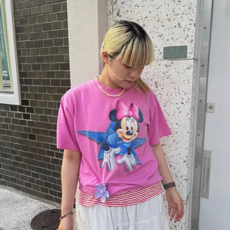 Disney ミニー＆ミッキー 両面プリントTシャツ