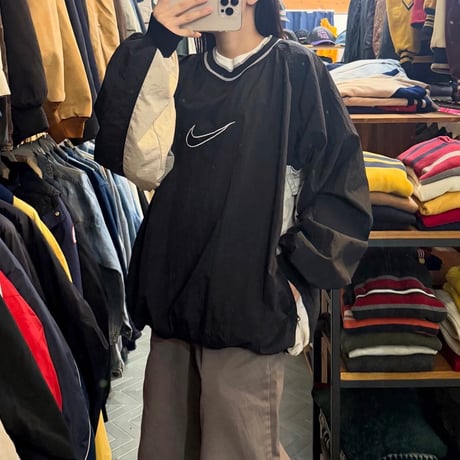 90s NIKE スウッシュ プルオーバー
