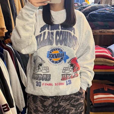 90s NFL プリントスウェット