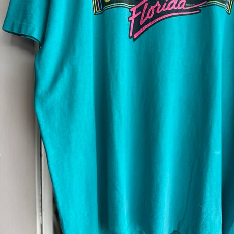 90's UNIVERSAL STUDIOS FLORIDAプリントTシャツ  L