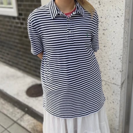POLO ボーダーポロシャツ